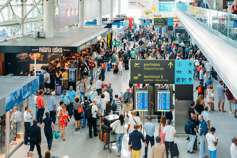 Lisbon Airport has two passenger terminals.